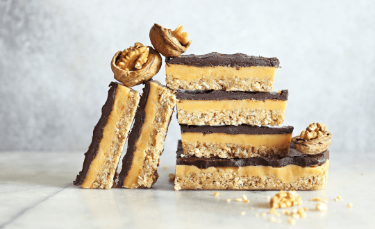 High protein caramel